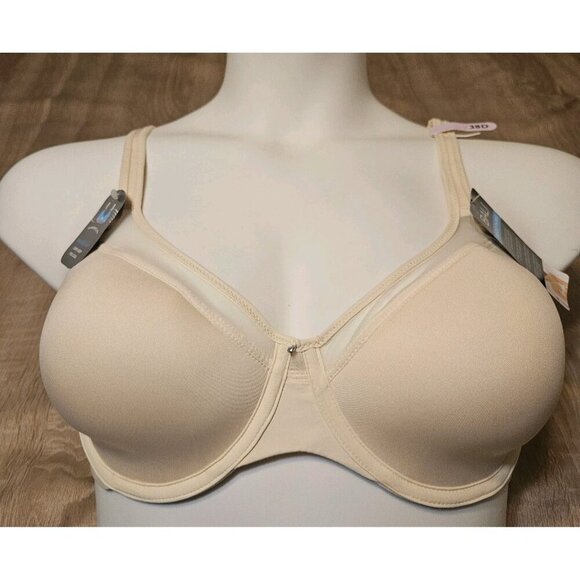 Bali DF 3439 One Smooth U Ultra Lite Neckline Bra 38D Nude NWT - Picture 1 of 5